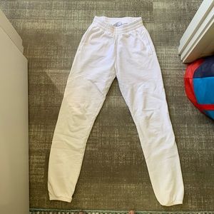 Outdoor Voices STV.OV white sweatpants XS